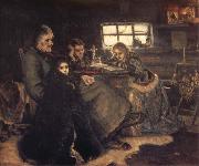 Vasily Surikov Menshikov at Beriozov Sweden oil painting artist